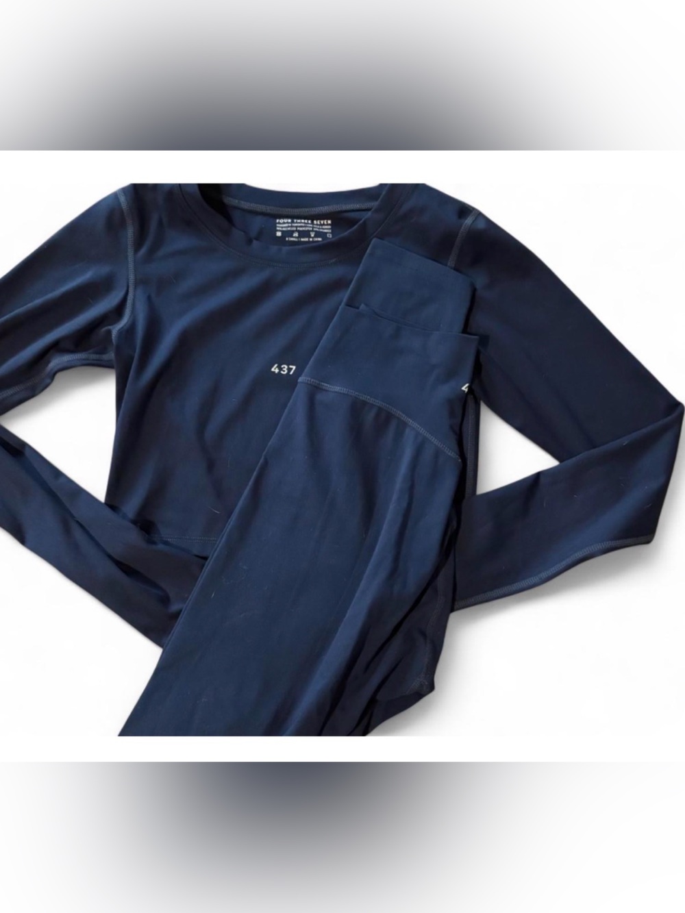 437 Navy Long Sleeve Set